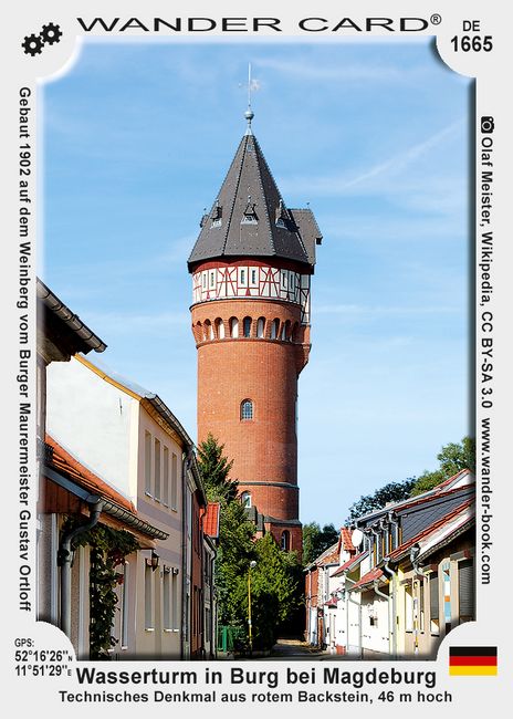 Wasserturm in Burg bei Magdeburg