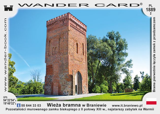 Wieża bramna w Braniewie