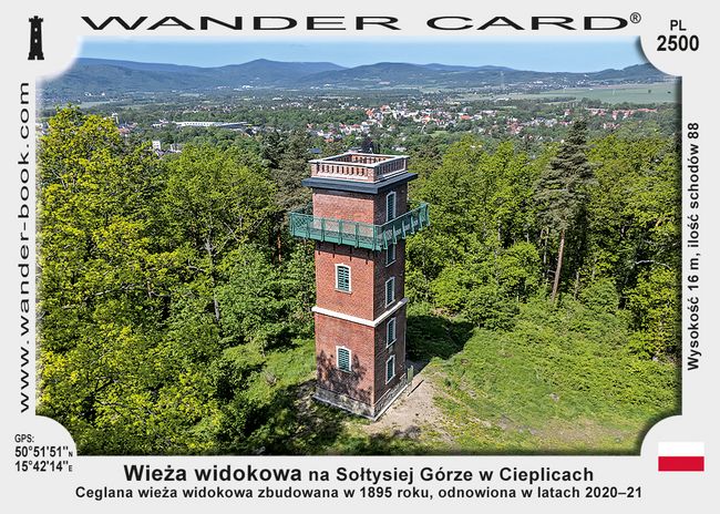 Wieża widokowa na Sołtysiej Górze w Cieplicach