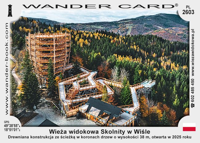 Wieża widokowa Skolnity w Wiśle