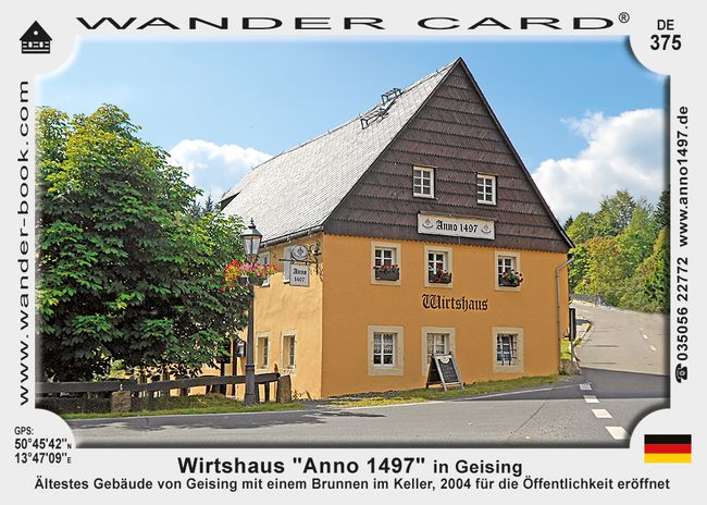 Wirtshaus "Anno 1497" in Geising