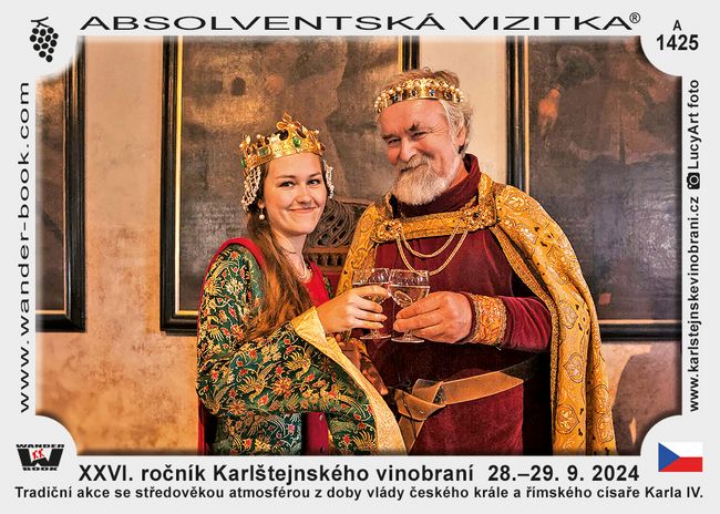 XXVI. ročník Karlštejnského vinobraní  28.–29. 9. 2024