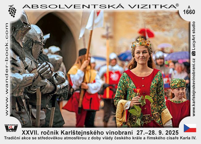 XXVII. ročník Karlštejnského vinobraní  27.–28. 9. 2025
