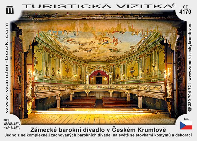 Zámecké barokní divadlo v Českém Krumlově