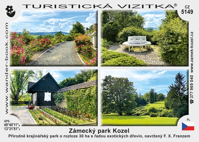 Zámecký park Kozel