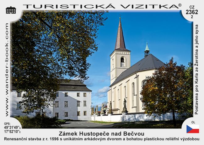 Zámek Hustopeče nad Bečvou