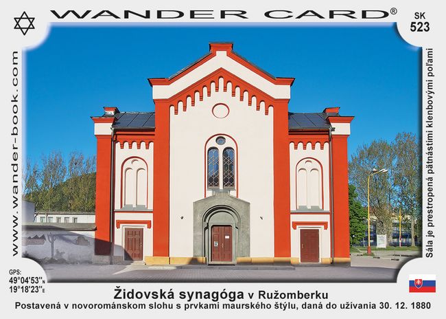 Židovská synagóga v Ružomberku