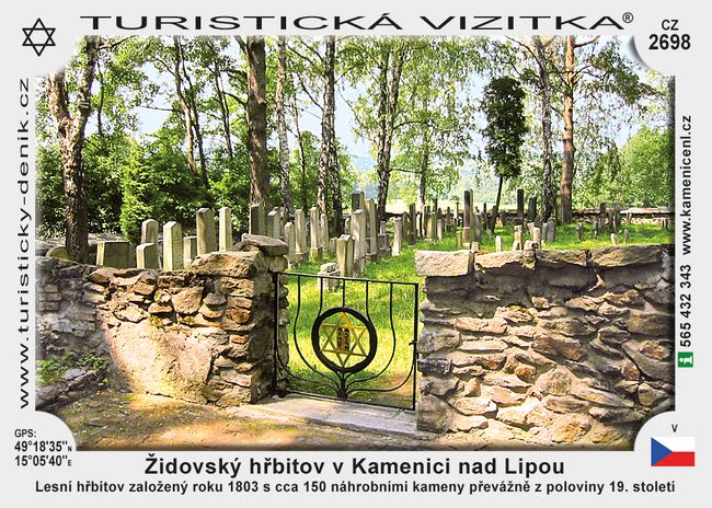 Židovský hřbitov v Kamenici n. Lipou
