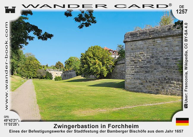 Zwingerbastion in Forchheim
