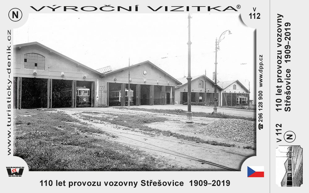 110 let provozu vozovny Střešovice  1909–2019