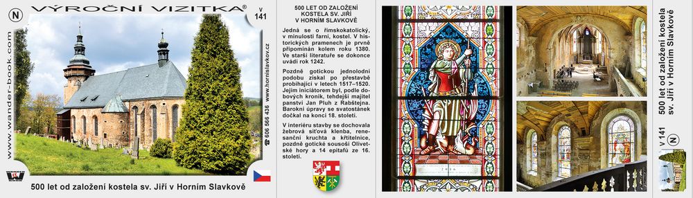 500 let od založení kostela sv. Jiří v Horním Slavkově