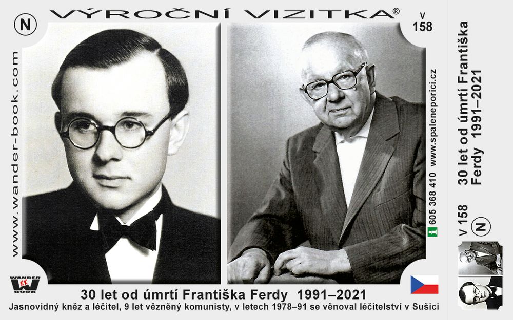 30 let od úmrtí Františka Ferdy  1991–2021
