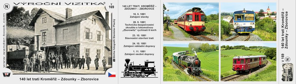140 let trati Kroměříž – Zdounky – Zborovice