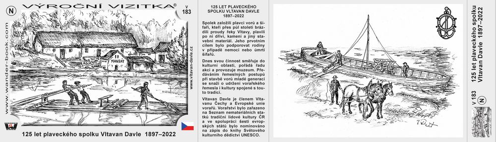 125 let plaveckého spolku Vltavan Davle  1897–2022