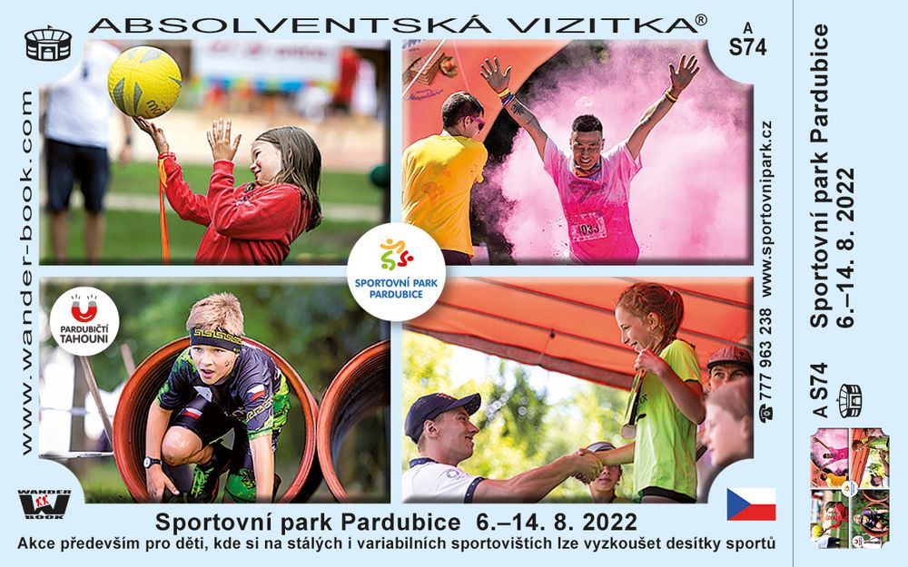 Sportovní park Pardubice  6.–14. 8. 2022