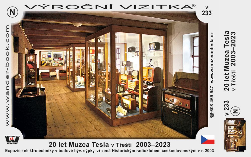 20 let Muzea Tesla v Třešti  2003–2023