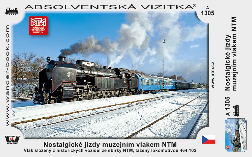 Nostalgické jízdy muzejním vlakem NTM