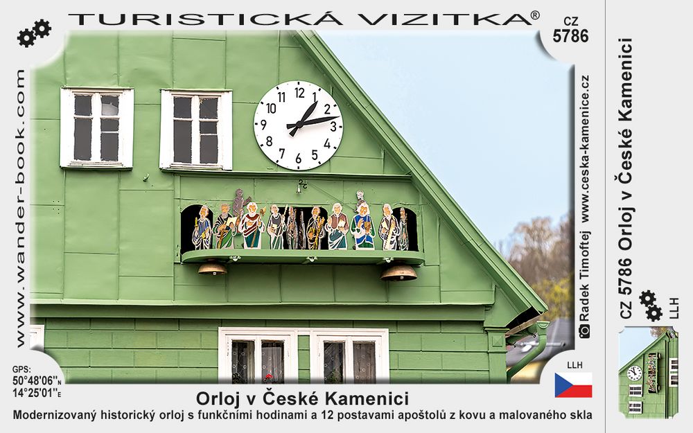 Orloj v České Kamenici