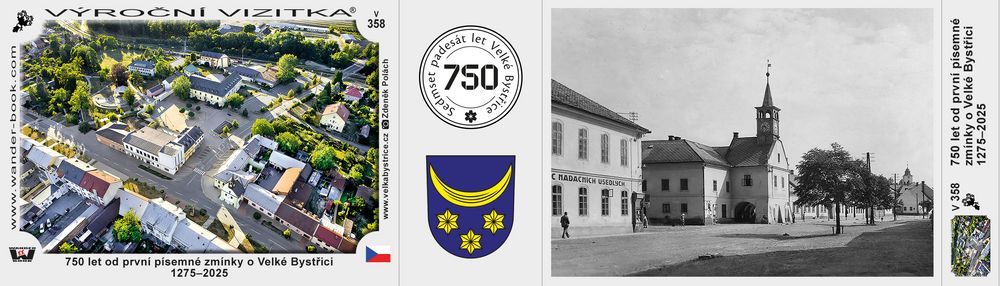 750 let od první písemné zmínky o Velké Bystřici 1275–2025