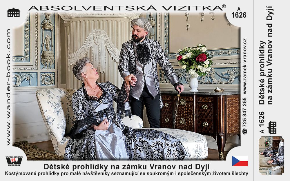Dětské prohlídky na zámku Vranov nad Dyjí