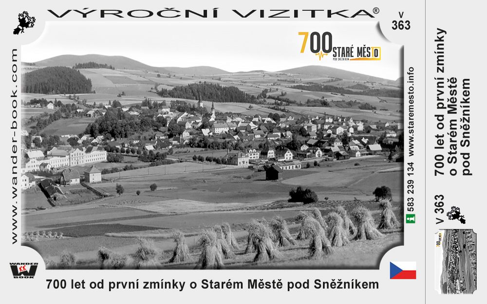 700 let od první zmínky o Starém Městě pod Sněžníkem