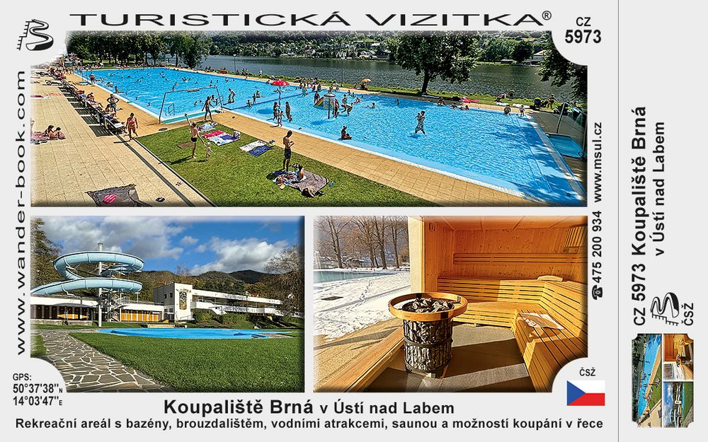 Koupaliště Brná v Ústí nad Labem