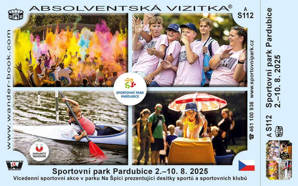 Sportovní park Pardubice 2.–10. 8. 2025