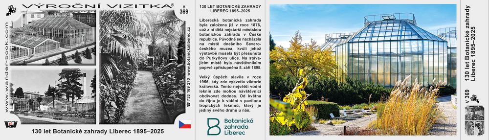 130 let Botanické zahrady Liberec 1895–2025