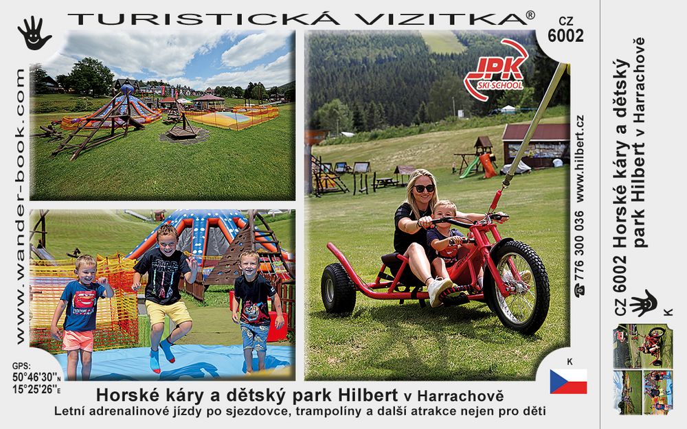 Horské káry a dětský park Hilbert v Harrachově