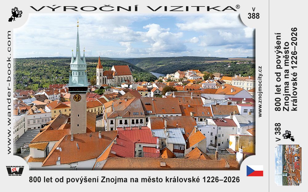 800 let od povýšení Znojma na město královské 1226–2026