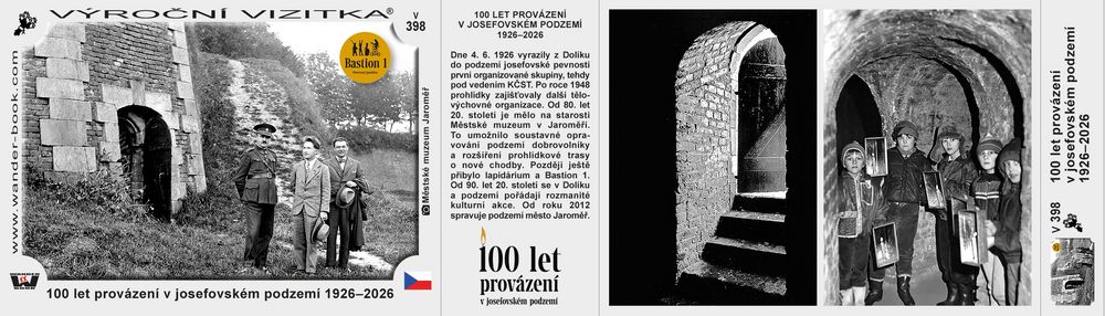 100 let provázení v josefovském podzemí 1926–2026