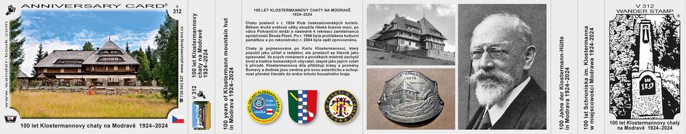 100 let Klostermannovy chaty na Modravě  1924–2024