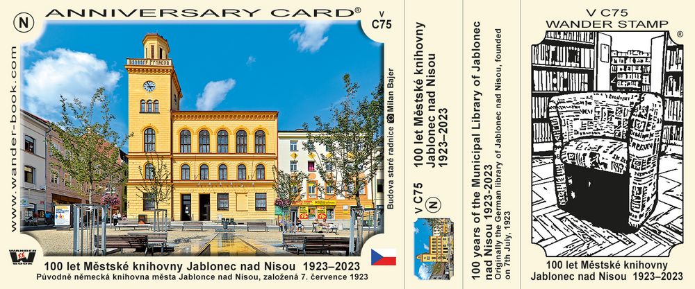 100 let Městské knihovny Jablonec nad Nisou  1923–2023