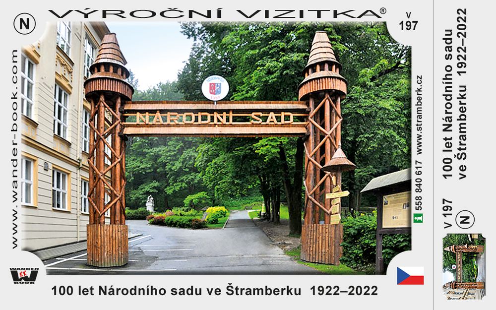 100 let Národního sadu ve Štramberku  1922–2022