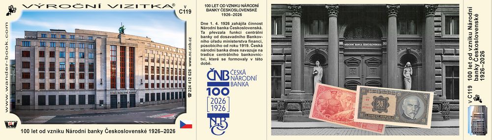 100 let od vzniku Národní banky Československé 1926–2026