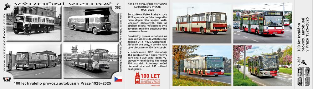 100 let trvalého provozu autobusů v Praze 1925–2025