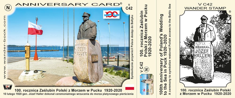 100. rocznica Zaślubin Polski z Morzem w Pucku 1920-2020