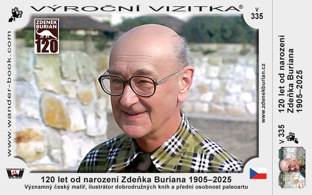 120 let od narození Zdeňka Buriana 1905–2025