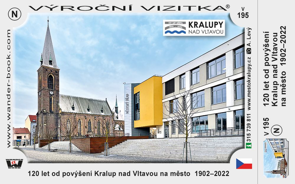120 let od povýšení Kralup nad Vltavou na město  1902-2022