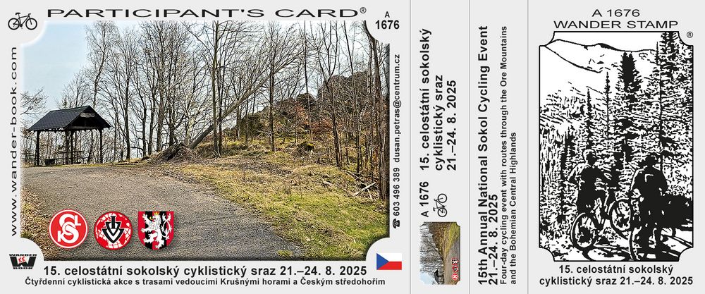 15. celostátní sokolský cyklistický sraz 21.–24. 8. 2025
