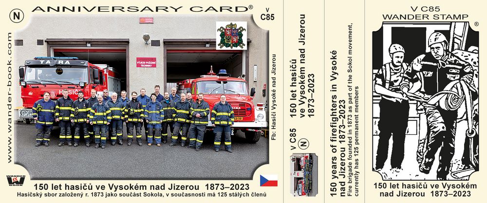 150 let hasičů ve Vysokém nad Jizerou  1873–2023