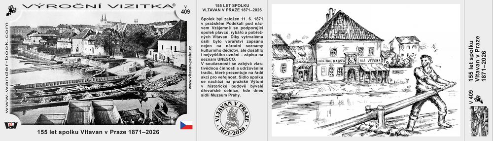 155 let spolku Vltavan v Praze 1871–2026
