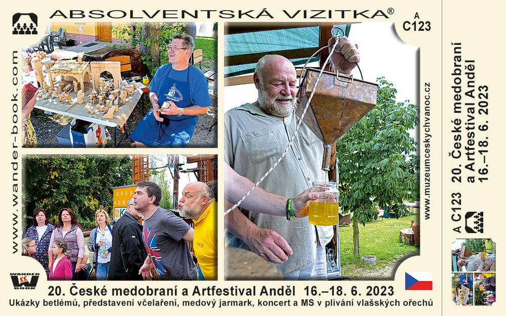 20. České medobraní a Artfestival Anděl  16.–18. 6. 2023