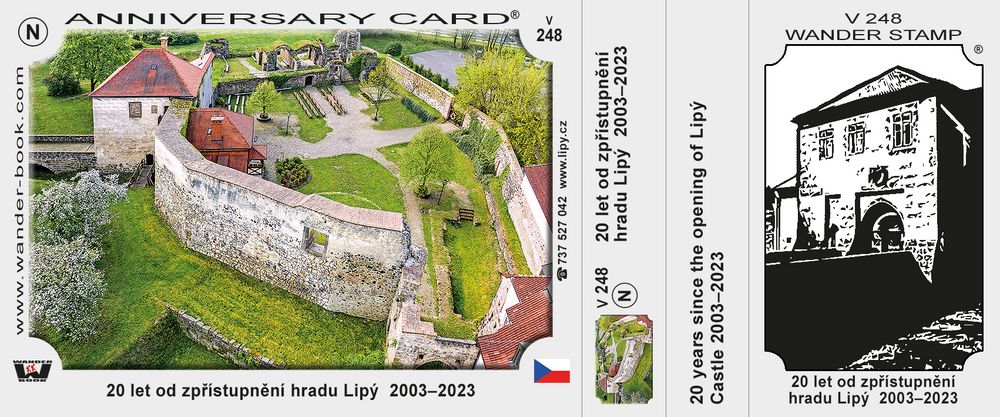 20 let od zpřístupnění hradu Lipý  2003–2023
