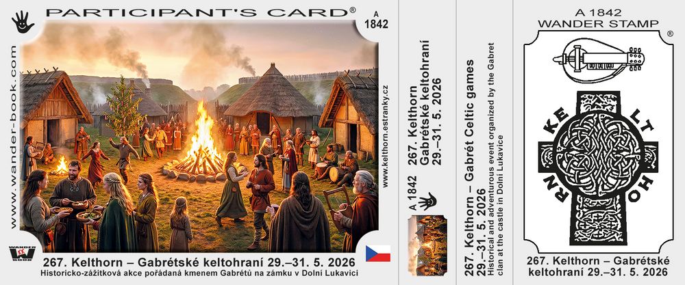 267. Kelthorn – Gabrétské keltohraní 29.–31. 5. 2026