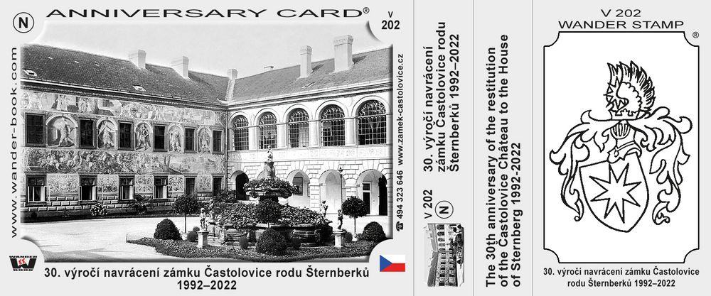 30. výročí navrácení zámku Častolovice rodu Šternberků 1992–2022