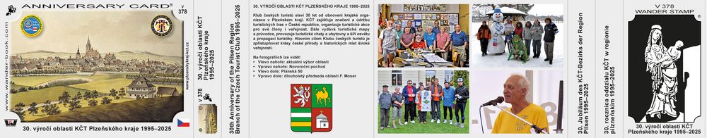 30. výročí oblasti KČT Plzeňského kraje 1995–2025