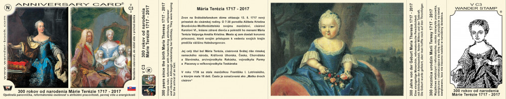 300 rokov od narodenia Márie Terézie 1717 - 2017