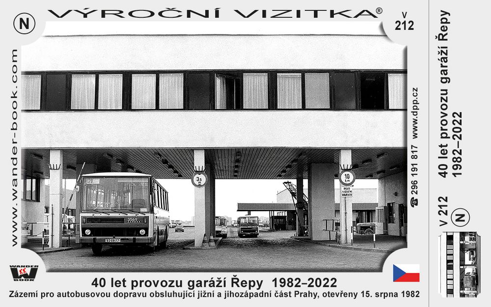 40 let provozu garáží Řepy  1982–2022