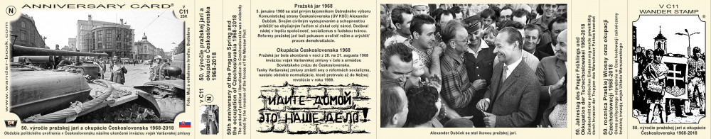 50. výročie pražskej jari a okupacie Československa 1968-2018